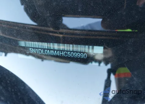 2017 Infiniti Qx60 из США, поврежденный, VIN 5N1DL0MM4HC509990